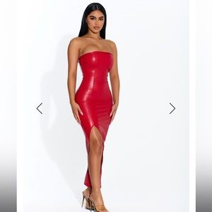 Naked Wardrobe Crocodile Dress Small NWT